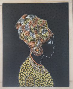 מיור מנוקד - אישה אפריקנית